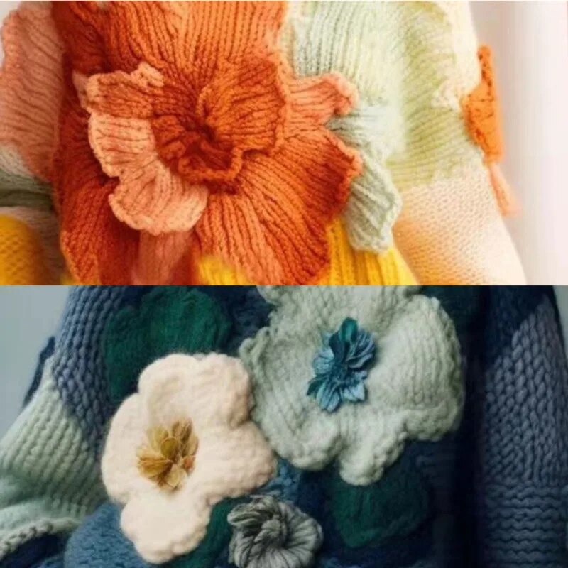 Isabella's Embroidered Blossom Sweater